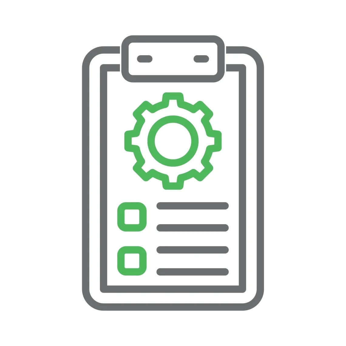 Ikona specyfikacji technicznej MyCond BreezMe HP z kołem zębatym