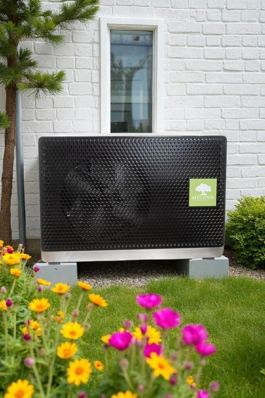 Bezszelestna praca w dzień pompy ciepła Mycond BeeSmart