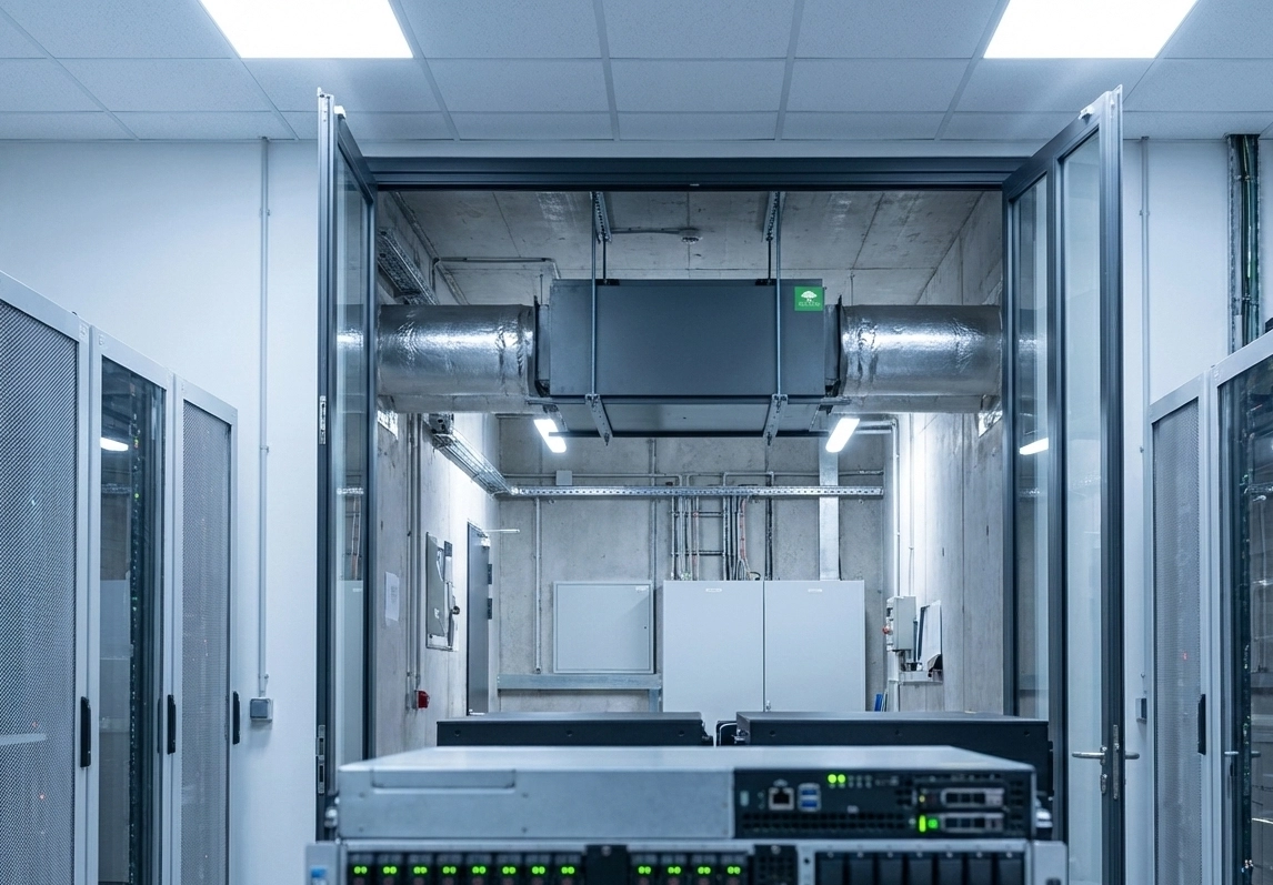 Kanałowy osuszacz do basen&oacute;w pracujący przy wysokiej wilgotności Mycond MSHAC