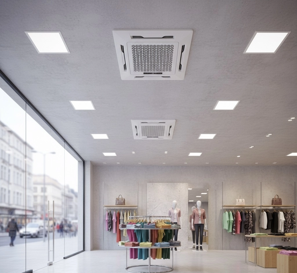 Kasetonowy fan-coil do użytku komercyjnego Mycond MCFK T2