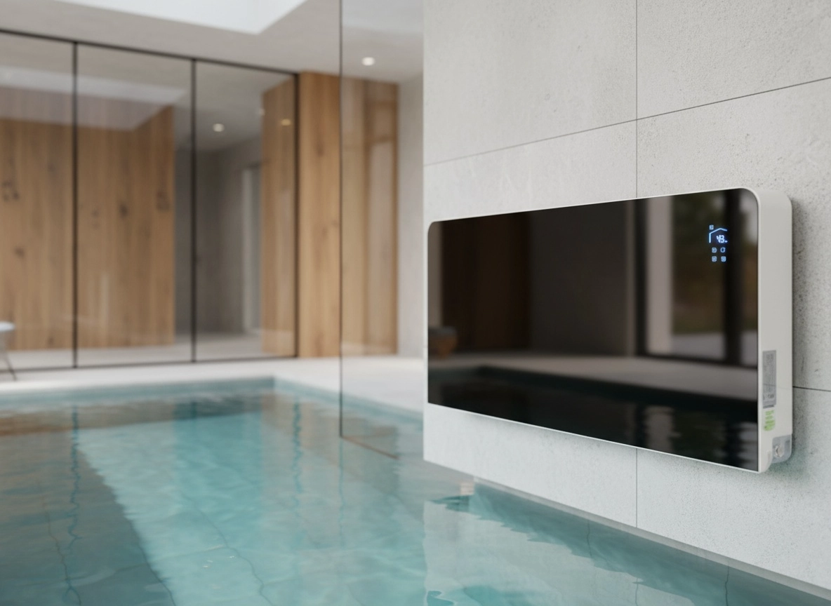 Elegancko zaprojektowany osuszacz basenowy Mycond MBA-G