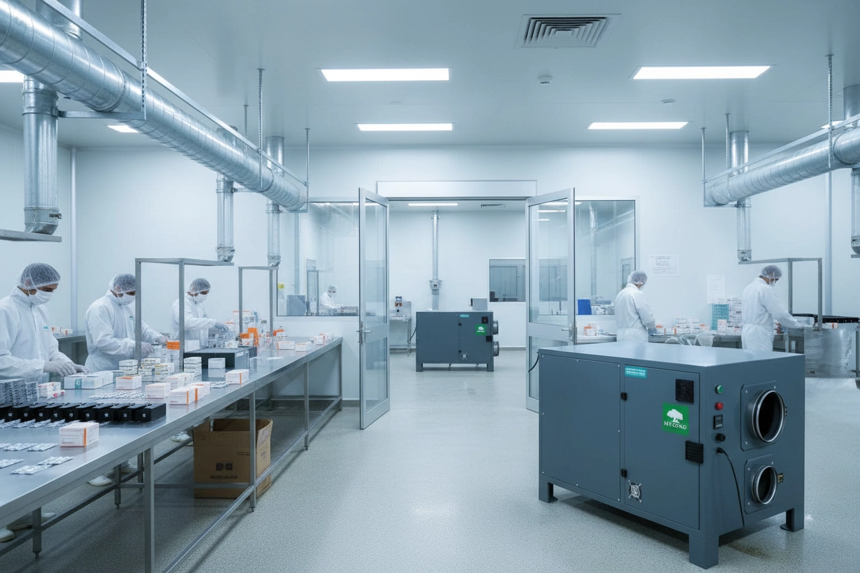 Osuszacz powietrza adsorpcyjny dla obiekt&oacute;w przemysłowych Mycond DESS