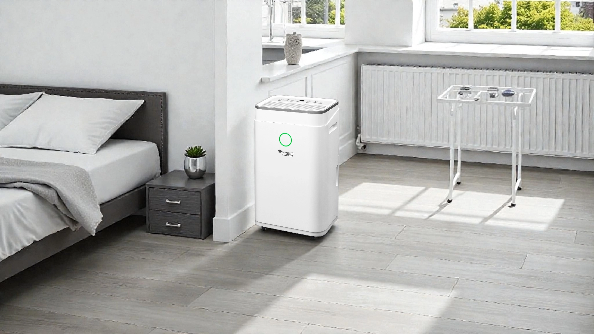 Osuszacz powietrza z autowyłączeniem - bezpieczna praca Mycond Roomer Smart 25