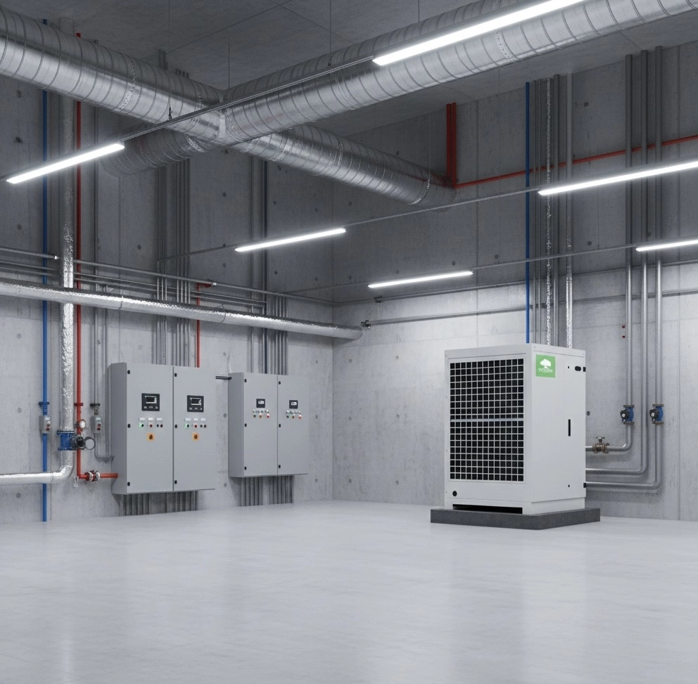 Osuszacz powietrza z opcją chłodzenia powietrza i rozbudowanym funkcjonalnością Mycond MID MSP