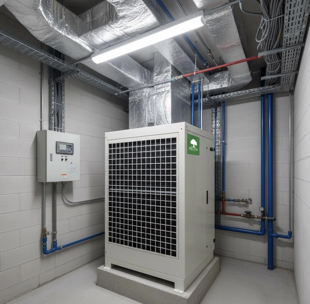 Osuszacz powietrza z opcją ogrzewania powietrza w trybie kombinowanym Mycond MID MSP