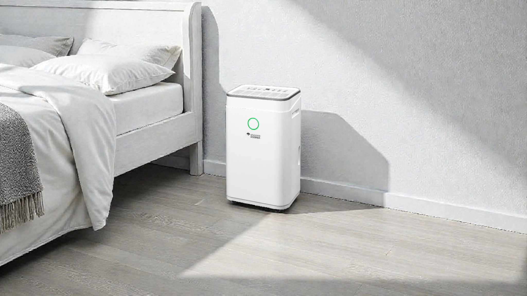 Osuszacz powietrza z k&oacute;łkami, mobilny design Mycond Roomer Smart 25