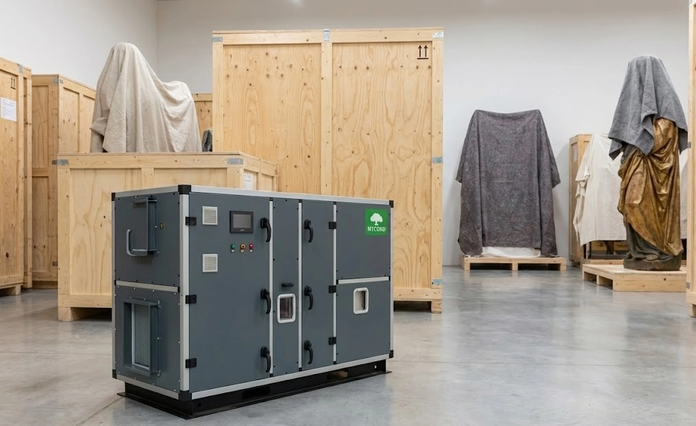 Osuszacz powietrza z wirującym adsorpcyjnym rotorem do stref kontrolowanych Mycond DESS