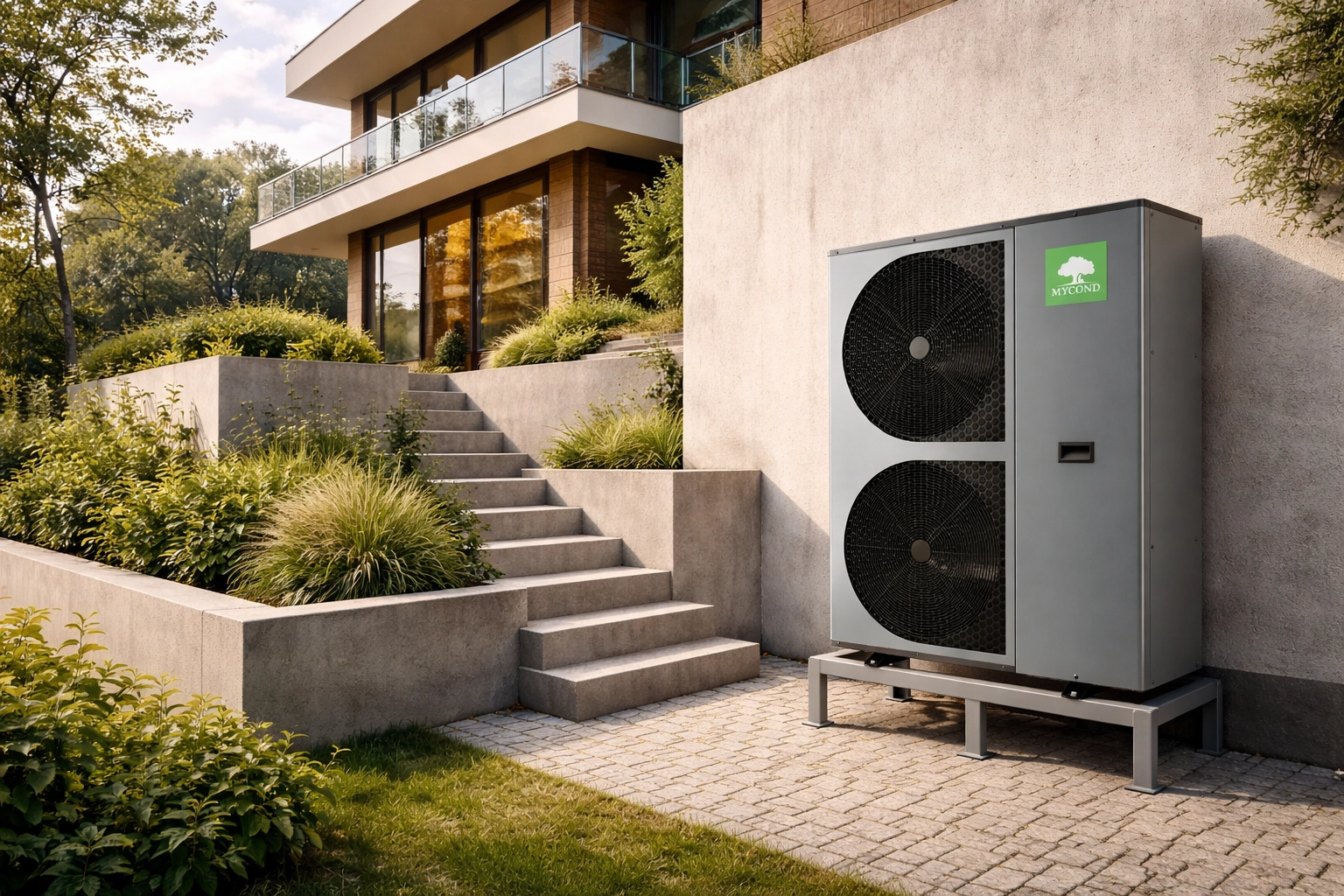 Pompa ciepła do komfortowego ogrzewania domu Mycond BeeThermic