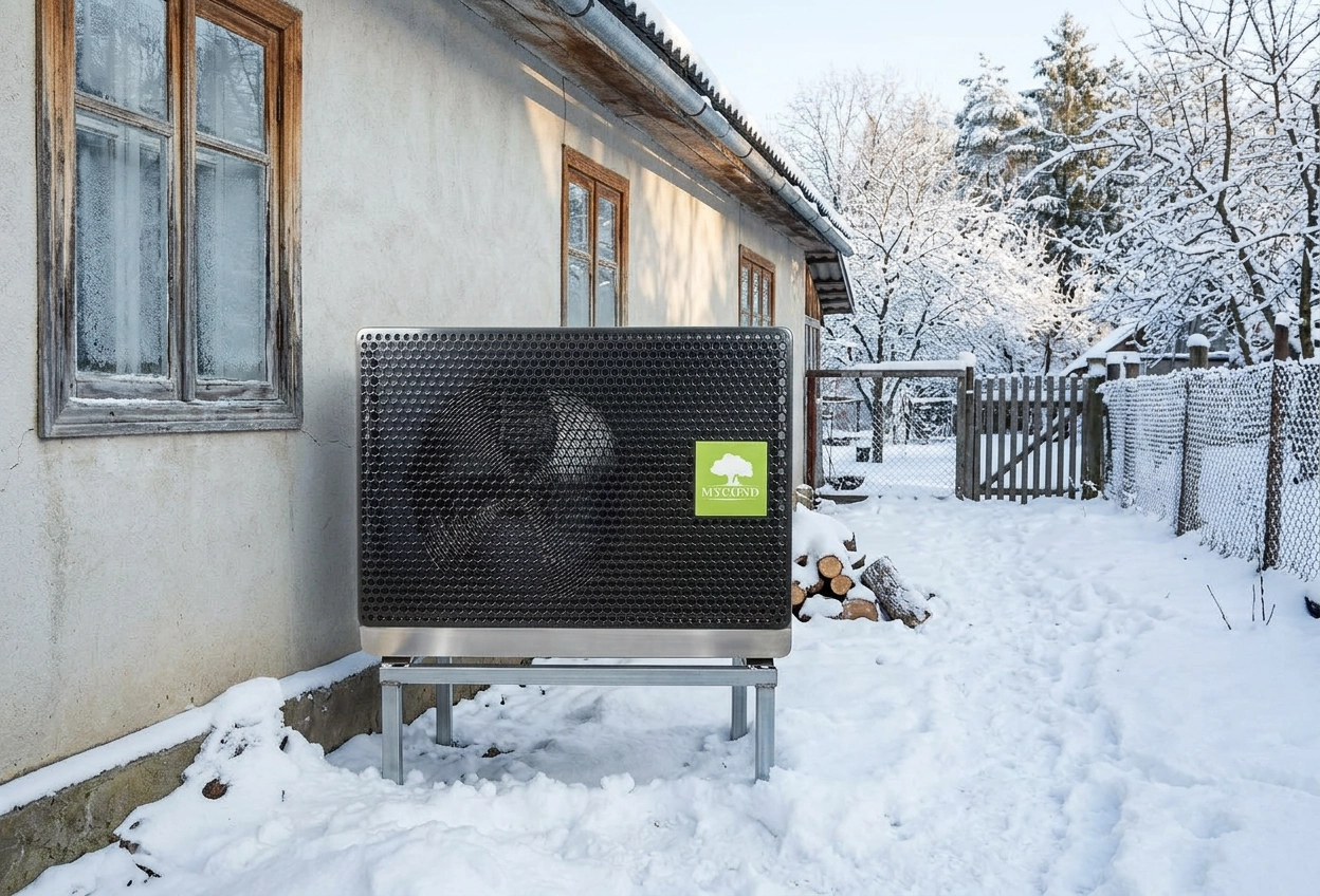 Pompa ciepła zapewniająca komfortową temperaturę w budynkach Mycond BeeSmart