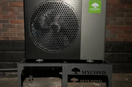 Domek wiejski z pompami ciepła Mycond Split BeeHeat MHS-U12BH