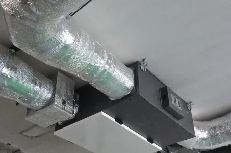 Hala produkcyjna z centralami wentylacyjnymi z odzyskiem energii Mycond Energy MVC700-A