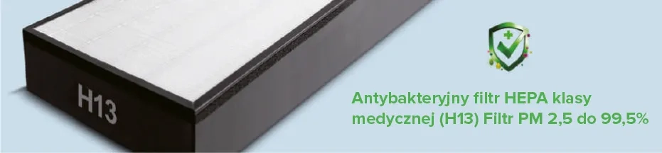 Filtr antybakteryjny Mycond MSHA(C) HEPA H13