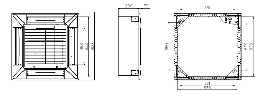 MyCond MCFK-T2 Wymiary całkowite - 3