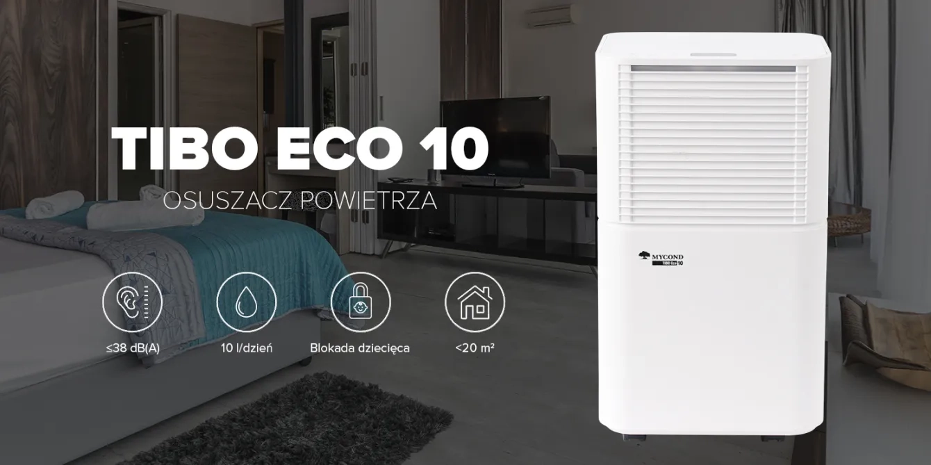 MyCond TIBO Eco 10 bezpieczny i niezawodny osuszacz powietrza