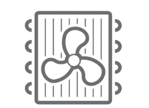 Sekcja wymiany ciepła MyCond MVS***-DW centrali wentylacyjnej